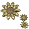 Marguerite applique d'embellissement support de cabochon