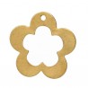 Pendentif cuivre fleur ajourée