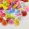 10 boutons forme coccinelle couleurs assorties
