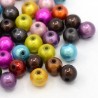 20 perles magiques couleurs assorties 8 mm
