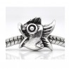 Perle intercalaire de style Pandora poisson