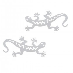 rès beau pendentif en Acier Inoxydable forme salamandre ou lézard pour un joli bijou fantaisie léger à porter