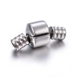 Fermoir Clip fourni avec embouts adaptés acier inoxydable pour chaîne, collier, bracelet, cordon cuir bijou style Pandora