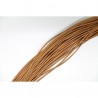 Cordon en cuir rond marron 0.5 mm