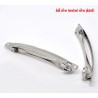 Pince à Cheveux support cabochon ou autre décor couleur argent 100x7
