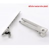 Pince à Cheveux support cabochon ou autre décor couleur Argent 50 mm x 10 mm