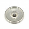 Support cabochon pour bouton snap en laiton 18 mm pour bijou bouton pression snap