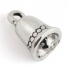 3 cloches breloque pendentif couleur argent pour bijou, Noël ou Pâques