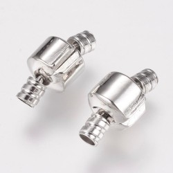 Fermoir clip en laiton fourni avec embouts à vis pour bracelet, collier, chaîne style Pandora ou cordon