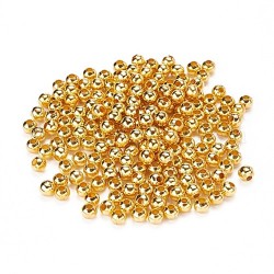 60 Perles intercalaires métal doré 3 mm pour création de bijou et collier