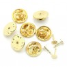 Monture de pin's (broche) doré