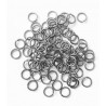Anneaux de jonction argent 6 mm ouverts (brisés) pra lot de 100