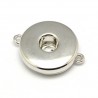 Snap entre-deux pour bouton pression alliage laiton, pour bracelet ou autre changer facilement le décor de bouton pression