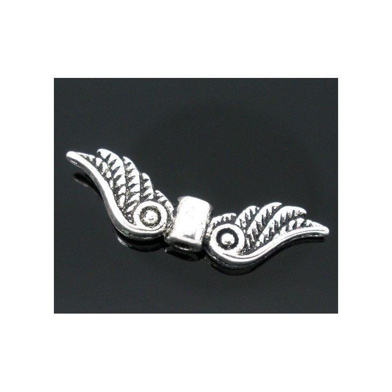 Ailes d'ange perle métal pour bijou fantaisie déco mobile