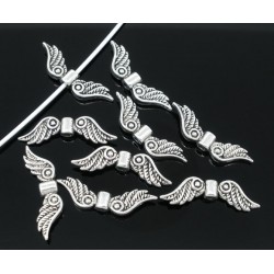 Ailes d'ange perle métal pour bijou fantaisie déco mobile
