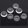 Cabochon verre transparent rond 20 mm