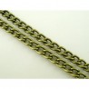 Chaîne cheval couleur bronze 4 x 3 mm