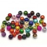 30 perles magiques couleurs mixées 6 mm