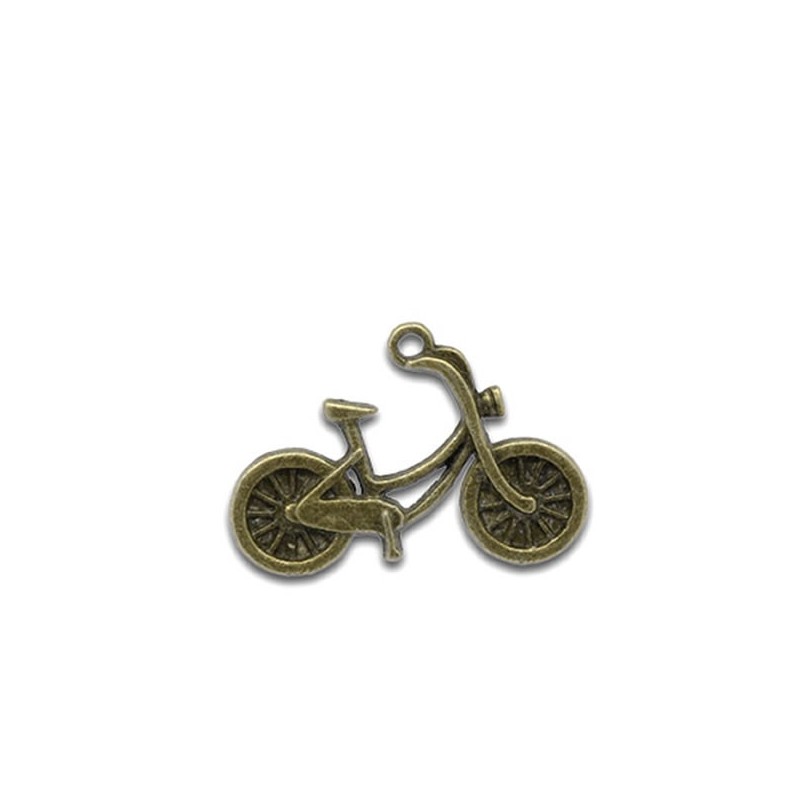 Breloque scooter pendentif couleur bronze