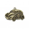 Breloque voiture coccinelle pendentif couleur bronze