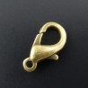 Mousqueton bronze 12 x 6 mm