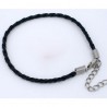 Bracelet charm cuir longueur 20 cm
