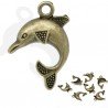 Dauphin pendentif bronze