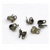 Cache-noeud 3 Trous 4 x 3,5 mm, couleur bronze- lot de 50