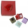 Boite écrin à bijou rouge 47 mm