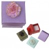 Boite écrin à bijou mauve 47 mm