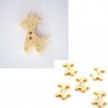 5 Boutons girafe bois 2 trous