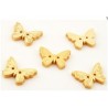 5 Boutons papillon bois 2 trous