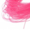 Cordon tubulaire résille rose 4 mm