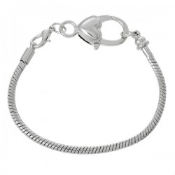 Bracelet charm style pandora bijou européen 23,3 cm