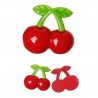 Cerises rouge résine