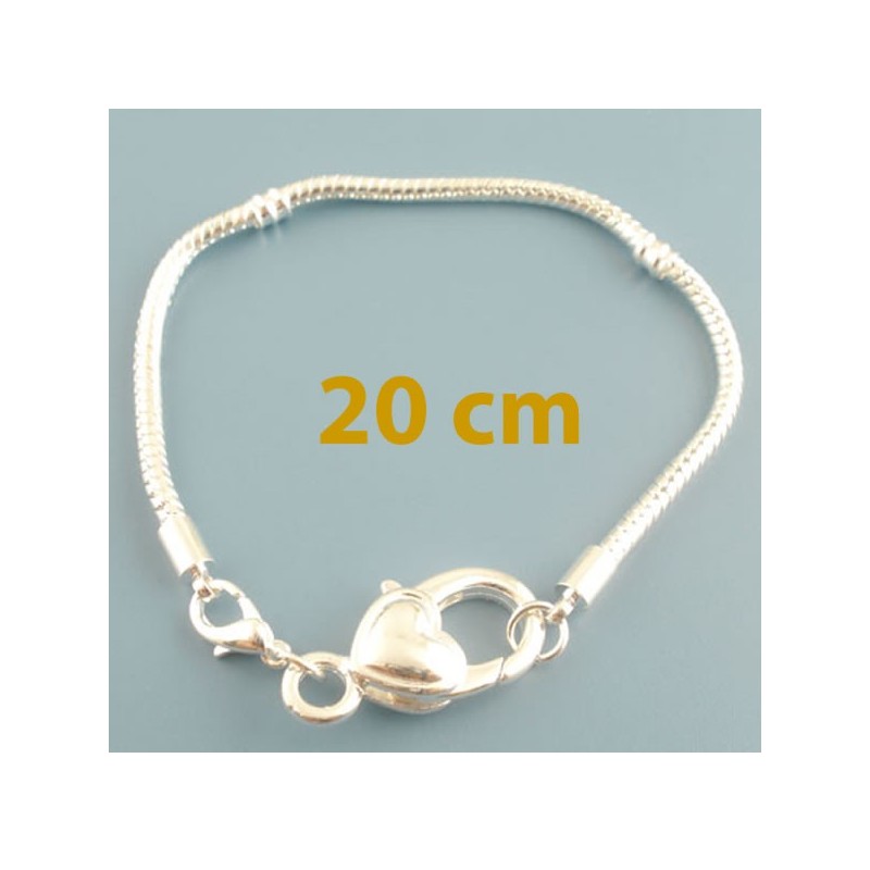 Bracelet  charm 20 cm style pandora bijou européen